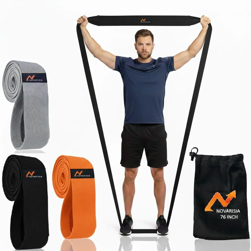 76 Inches Long Heavy Fabric Resistance Bands for Women and Men Review